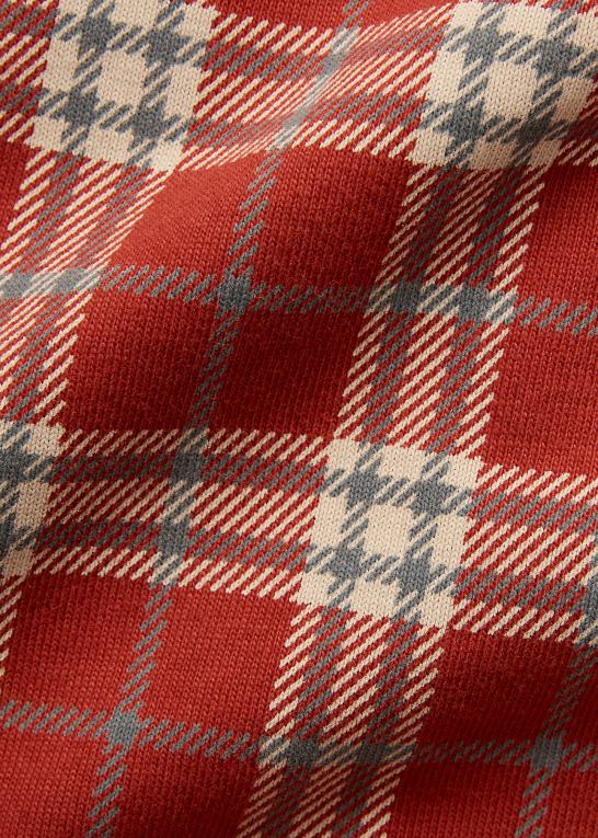rød multi Kvinder Ralph Lauren lejrtrøje i jersey med plaidprint Z426B3649