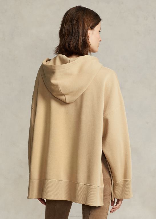 Klit Kvinder Ralph Lauren oversize hættetrøje i fleece med snøre Z426B3208