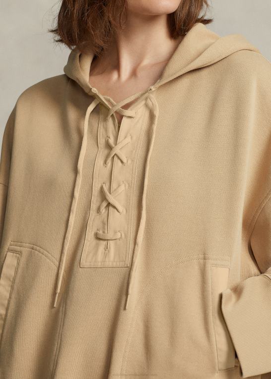 Klit Kvinder Ralph Lauren oversize hættetrøje i fleece med snøre Z426B3208