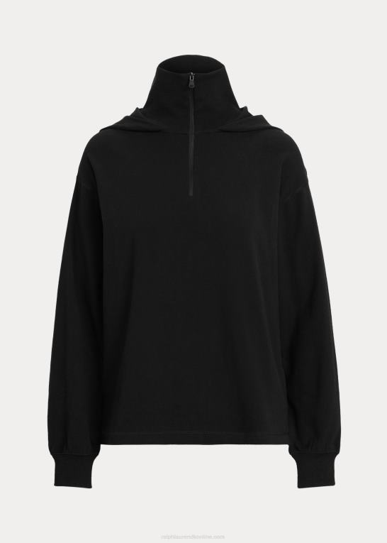 Kvinder Ralph Lauren hættetrøje med kvart lynlås Z426B3772