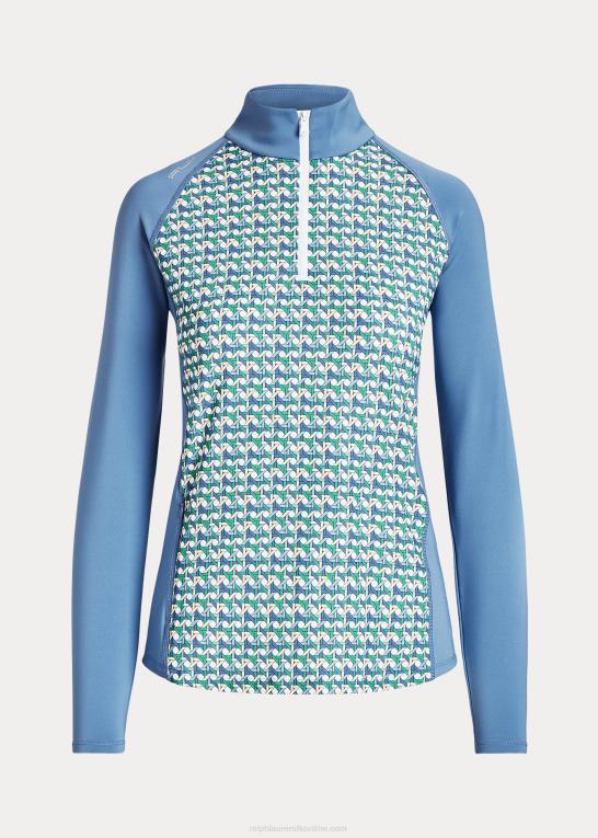 fjederflet multi Kvinder Ralph Lauren pullover i jersey med kvart lynlås Z426B3728