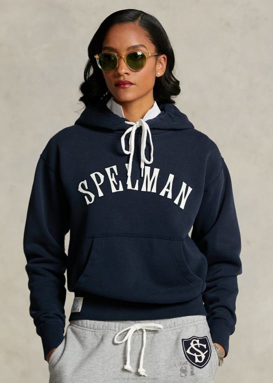 flyverflåde Kvinder Ralph Lauren hættetrøje med logo fra spelman-kollektionen Z426B3314