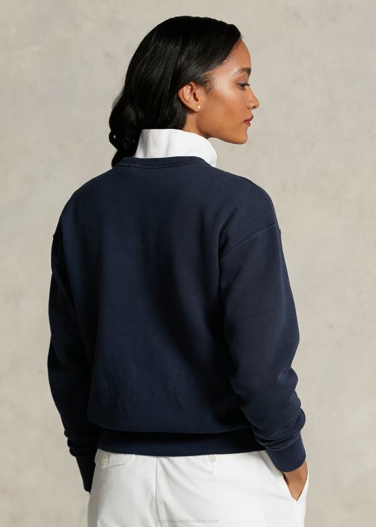 flyverflåde Kvinder Ralph Lauren spelman kollektion patch sweatshirt Z426B3317