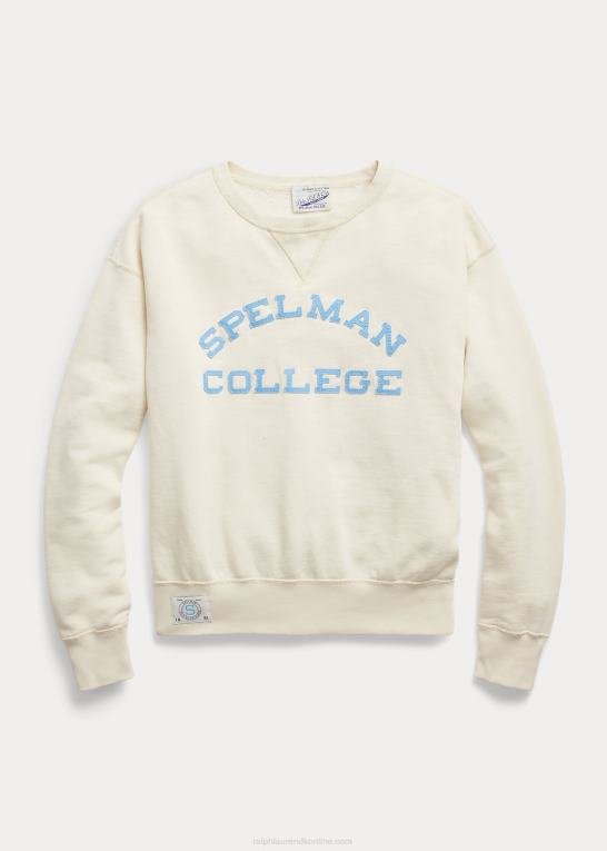 guide creme Kvinder Ralph Lauren spelman kollektion logo sweatshirt Z426B3315
