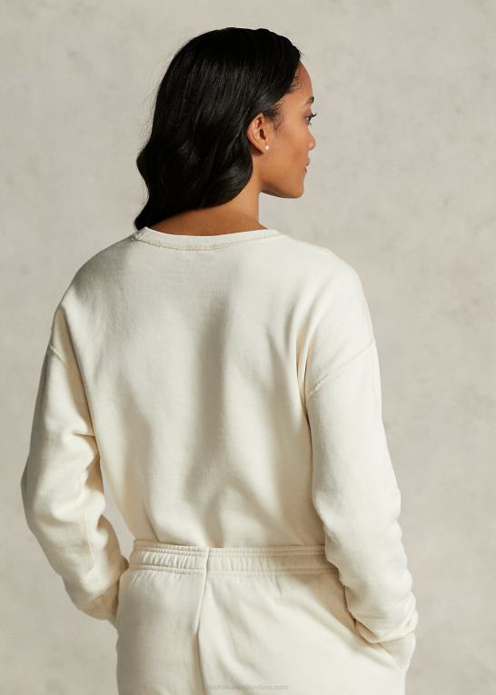 guide creme Kvinder Ralph Lauren spelman kollektion logo sweatshirt Z426B3315