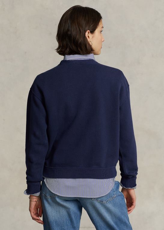 krydstogtflåde Kvinder Ralph Lauren fleece pullover med rund hals Z426B9099