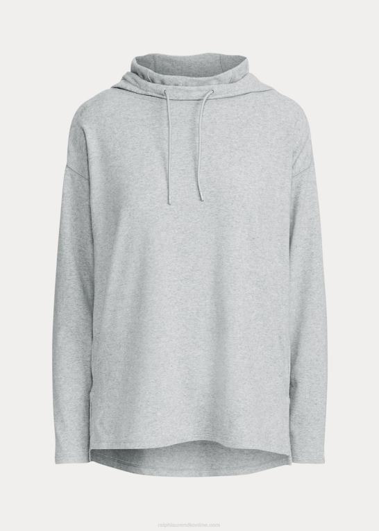 lysegrå lyng Kvinder Ralph Lauren performance trøje hættetrøje Z426B3768