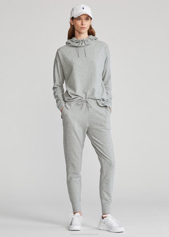 lysegrå lyng Kvinder Ralph Lauren performance trøje hættetrøje Z426B3768
