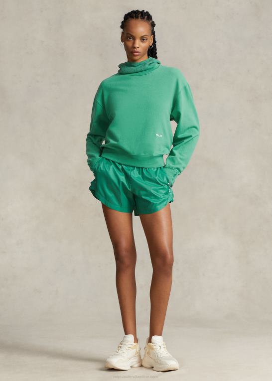 tømmerflåde grøn Kvinder Ralph Lauren fleece sweatshirt med rund hals Z426B3082