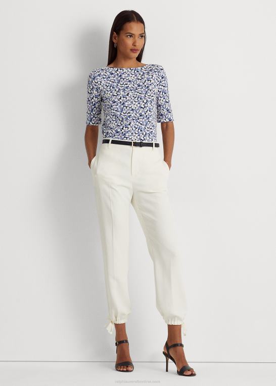 Kvinder Ralph Lauren blomstret t-shirt i bomuld Z426B9470