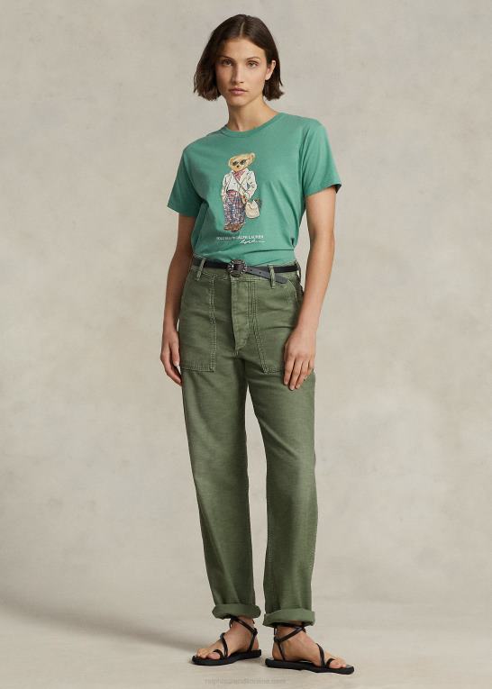 fairway green Kvinder Ralph Lauren polo bear jersey t-shirt Z426B3195