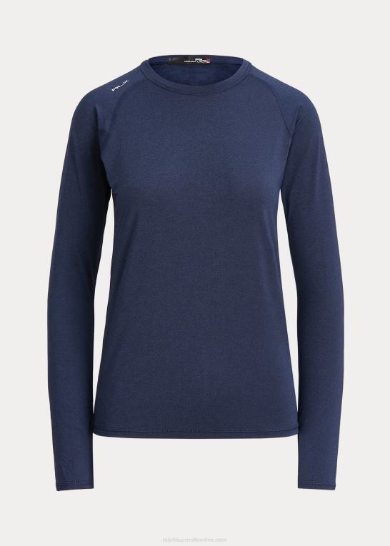 forårsflådelyng Kvinder Ralph Lauren performance jersey langærmet t-shirt Z426B3764