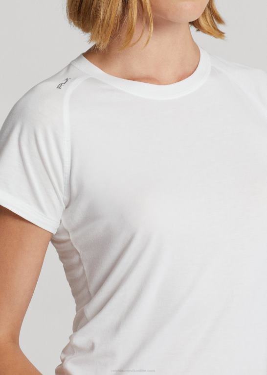 keramisk hvid Kvinder Ralph Lauren jersey kortærmet t-shirt Z426B9384