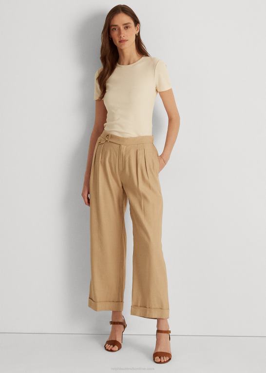 mascarpone creme Kvinder Ralph Lauren stretch bomuld t-shirt Z426B3991