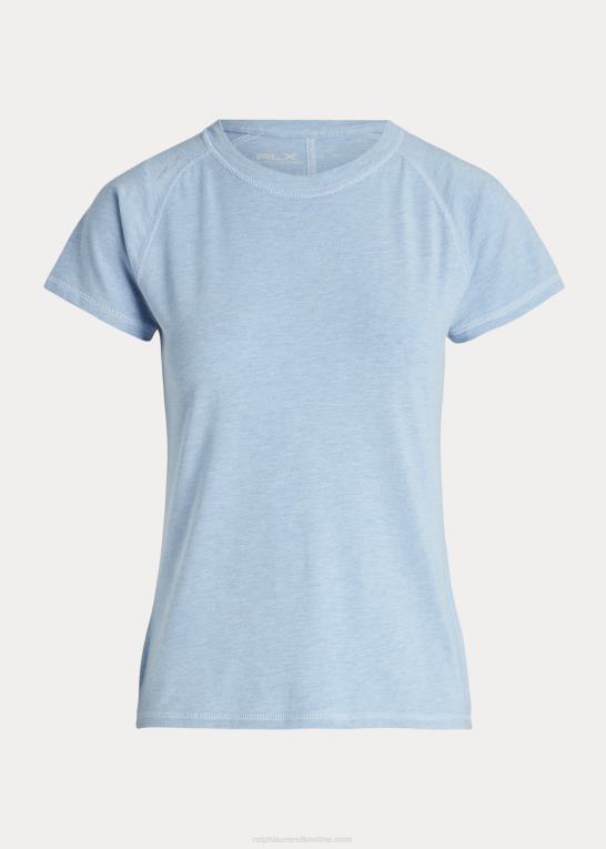 ny pudderblå lyng Kvinder Ralph Lauren jersey kortærmet t-shirt Z426B9385