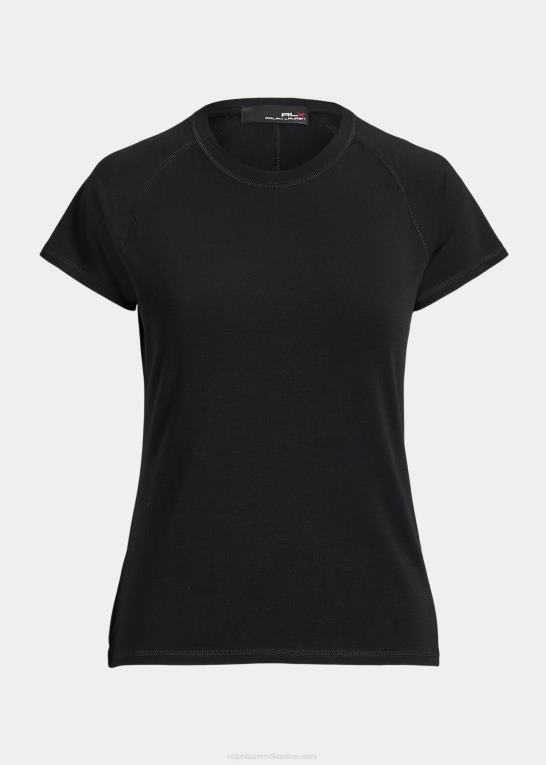 sort Kvinder Ralph Lauren jersey kortærmet t-shirt Z426B9386