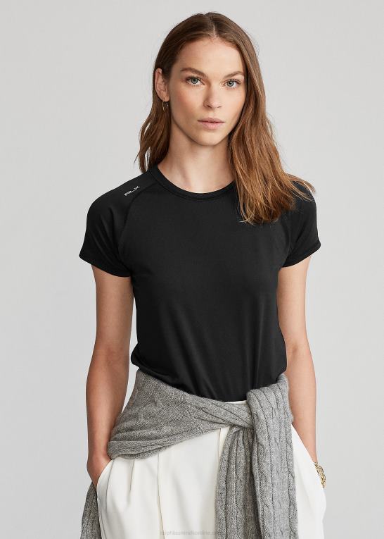 sort Kvinder Ralph Lauren performance jersey kortærmet t-shirt Z426B3761