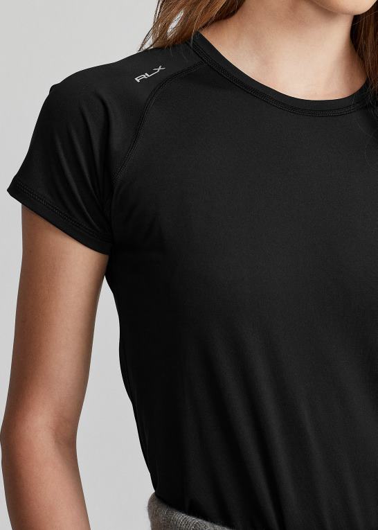 sort Kvinder Ralph Lauren performance jersey kortærmet t-shirt Z426B3761