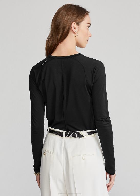 sort Kvinder Ralph Lauren performance jersey langærmet t-shirt Z426B3762
