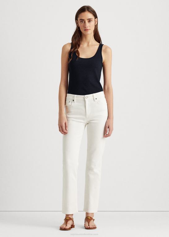 flåde Kvinder Ralph Lauren tanktop i bomuldsblanding Z426B3828
