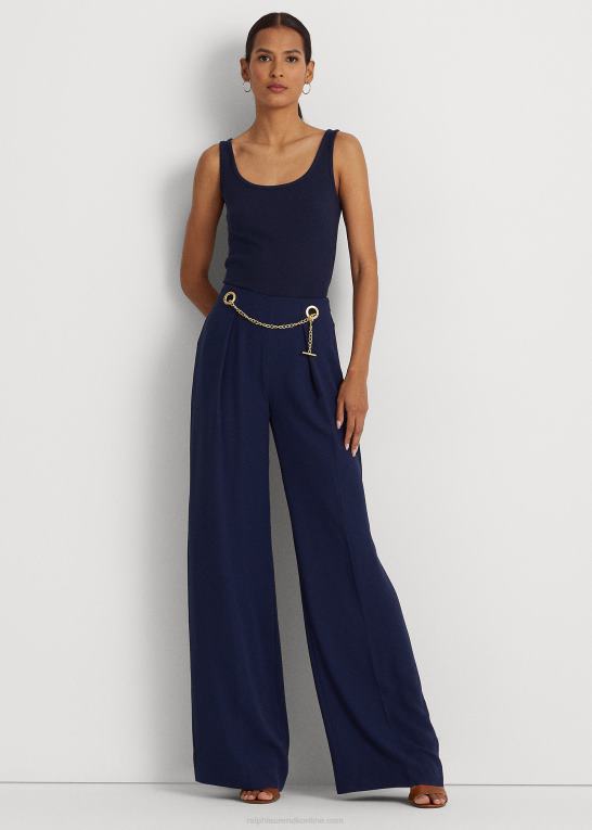 raffineret flåde Kvinder Ralph Lauren tanktop i bomuldsblanding Z426B3829