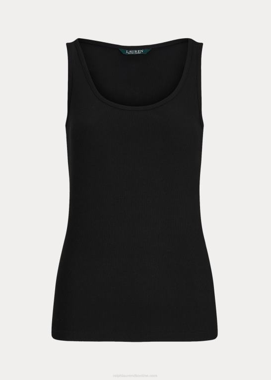 sort Kvinder Ralph Lauren tanktop i bomuldsblanding Z426B3830