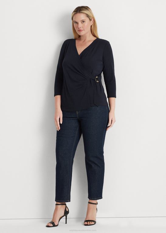 flåde Kvinder Ralph Lauren stretch jersey top Z426B4492