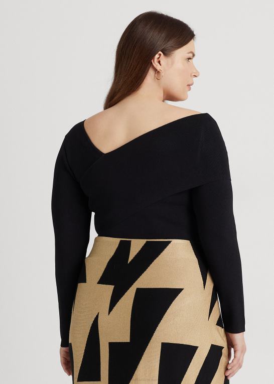 Kvinder Ralph Lauren asymmetrisk langærmet sweater Z426B4781