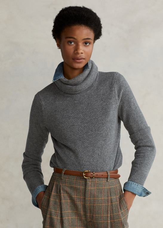 Kvinder Ralph Lauren kashmir rullekrave Z426B9487