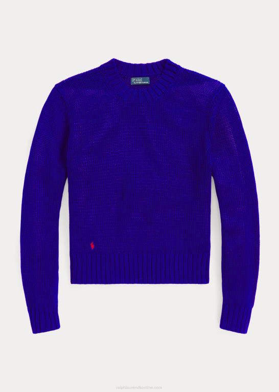 Royal Kvinder Ralph Lauren bomuldstrøje med rund hals Z426B3197