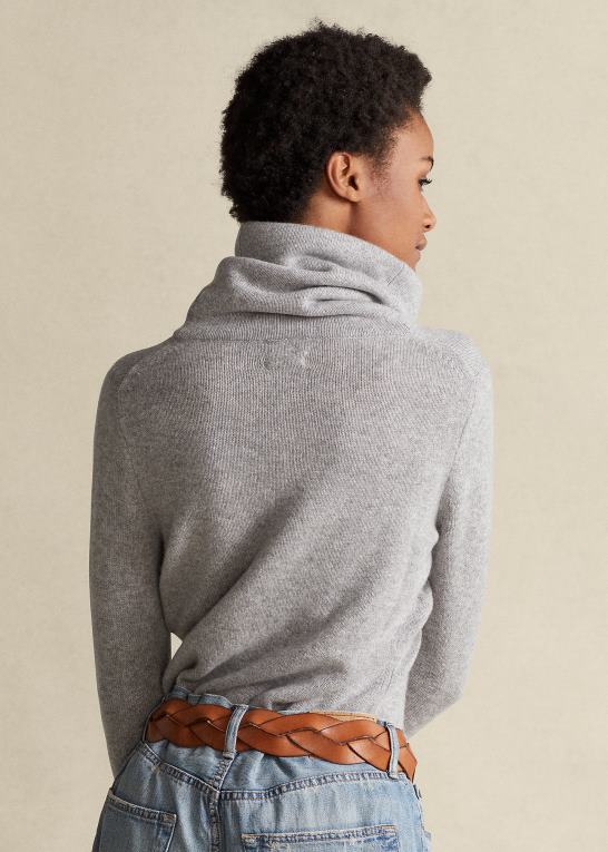 brume lyng Kvinder Ralph Lauren kashmir rullekrave Z426B4741