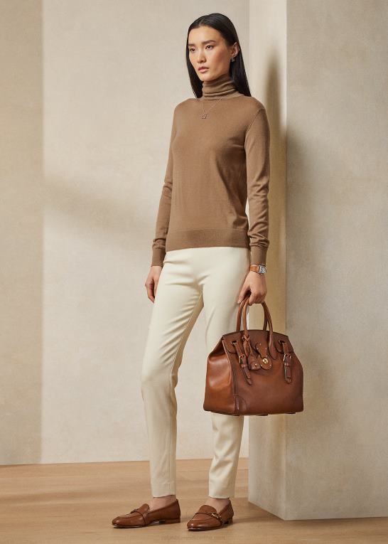 kamel Kvinder Ralph Lauren kashmir rullekrave Z426B3527
