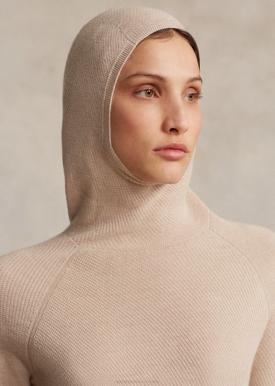 klitbrun lyng Kvinder Ralph Lauren trøje i merinould Z426B3048