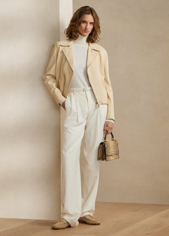 lux creme Kvinder Ralph Lauren kashmir rullekrave Z426B3528