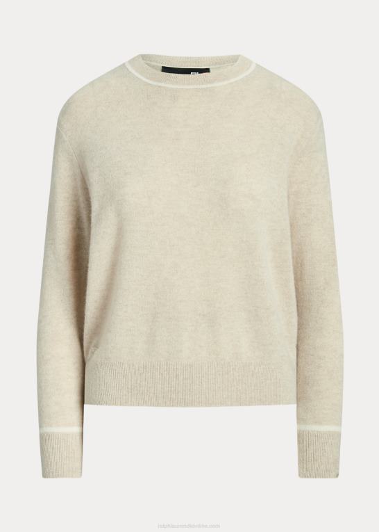 sandlyng Kvinder Ralph Lauren kashmir sweater med rund hals Z426B3727