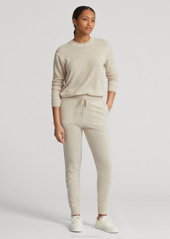 sandlyng Kvinder Ralph Lauren kashmir sweater med rund hals Z426B3727