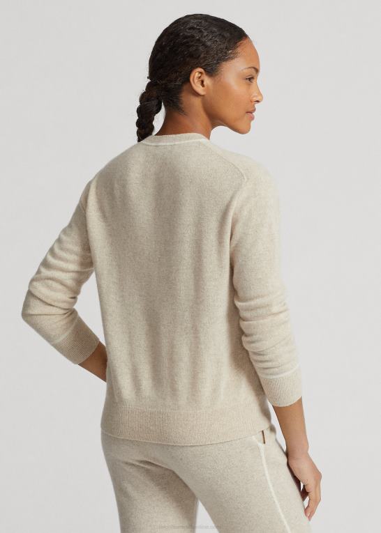 sandlyng Kvinder Ralph Lauren kashmir sweater med rund hals Z426B3727