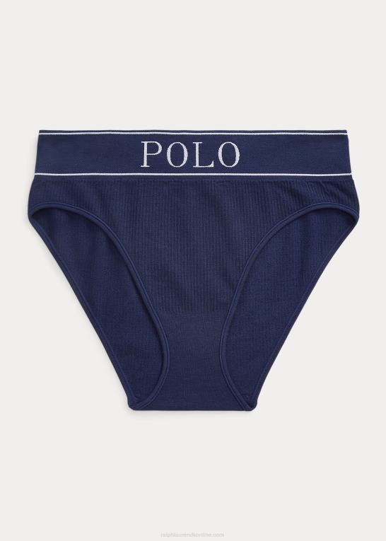 flåde Kvinder Ralph Lauren logo sømløs high-rise trusse Z426B3381