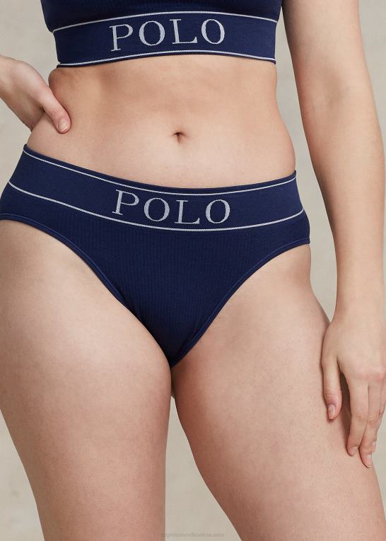 flåde Kvinder Ralph Lauren logo sømløs high-rise trusse Z426B3381