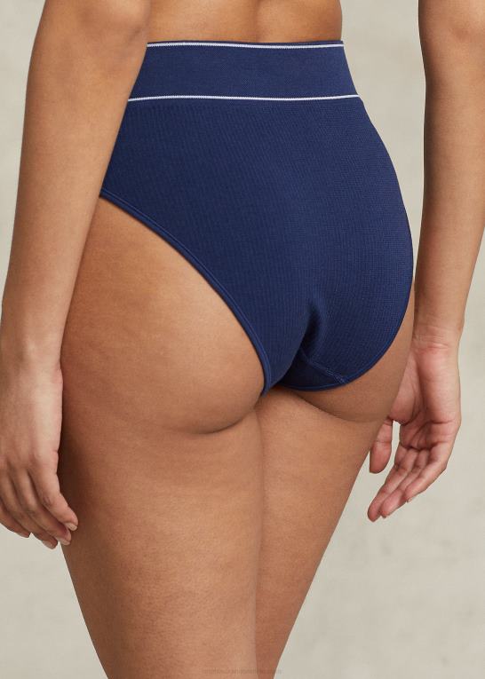 flåde Kvinder Ralph Lauren logo sømløs high-rise trusse Z426B3381