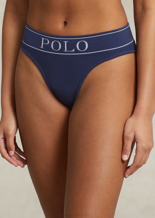 flåde Kvinder Ralph Lauren logo sømløs moderne trusse Z426B3386