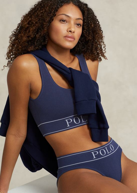 flåde Kvinder Ralph Lauren logo sømløs moderne trusse Z426B3386