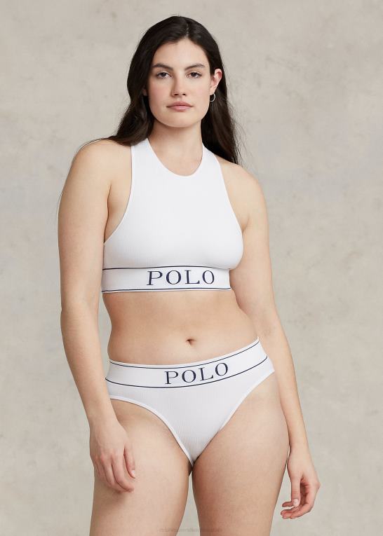 hvid sky Kvinder Ralph Lauren logo sømløs moderne trusse Z426B3369