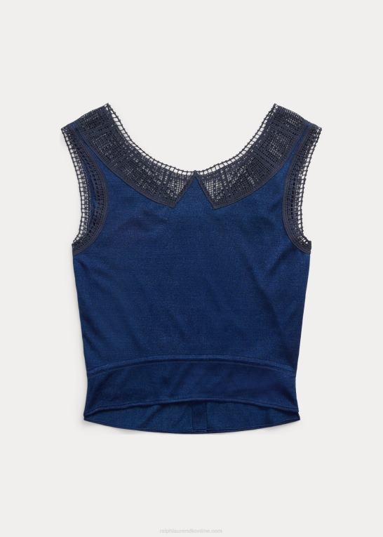 indigo Kvinder Ralph Lauren hæklet camisole Z426B3639