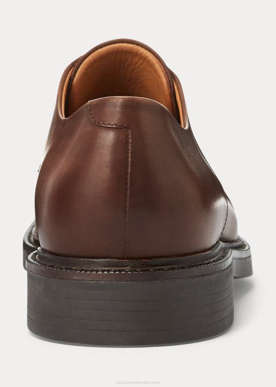 Brun Mænd Ralph Lauren asher læder cap toe sko Z426B2110