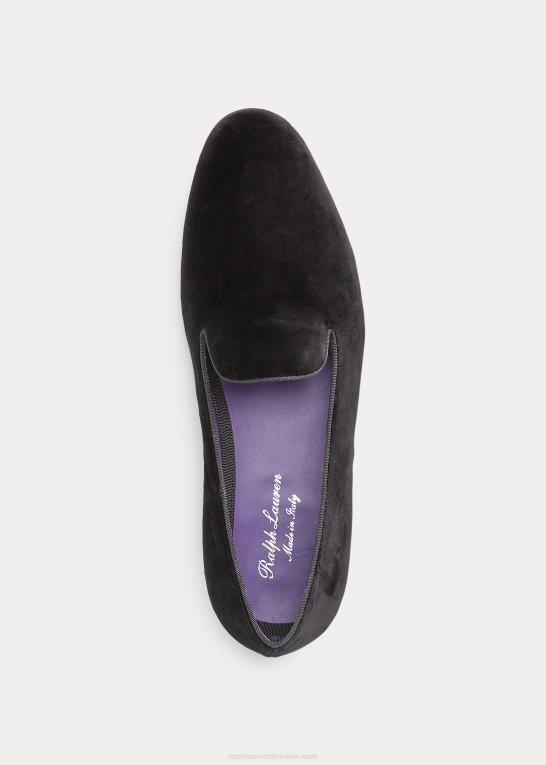 sort Mænd Ralph Lauren alonzo fløjlssko Z426B8743
