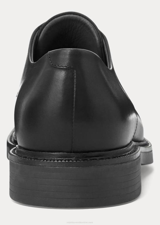 sort Mænd Ralph Lauren asher læder cap toe sko Z426B2109