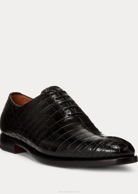sort Mænd Ralph Lauren darby krokodille sko Z426B8739