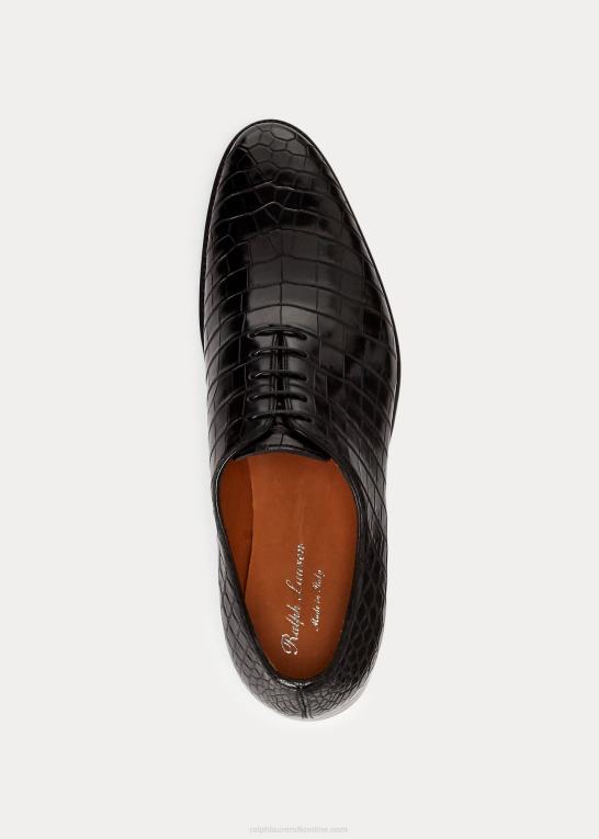 sort Mænd Ralph Lauren darby krokodille sko Z426B8739