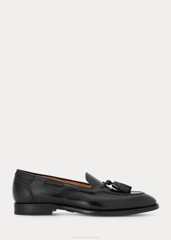 sort Mænd Ralph Lauren luther kvast kalveskind loafer Z426B2160